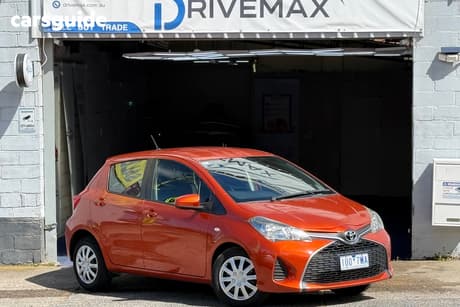 Orange 2017 Toyota Yaris Hatchback Ascent