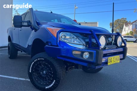 Blue 2012 Mazda BT-50 Dual Cab Utility Xtr (4X2)