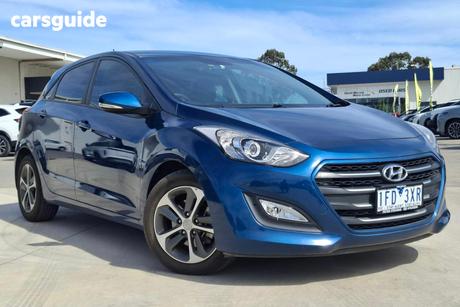 Blue 2015 Hyundai I30 Hatchback Active X