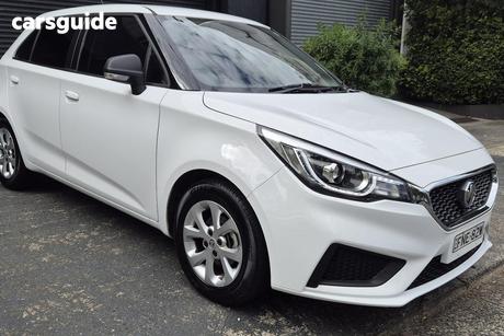 White 2024 MG MG3 Hatchback Excite
