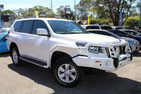 White 2019 Toyota Landcruiser Prado Wagon Gxl (4X4)