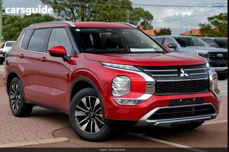 Red 2026 Mitsubishi Outlander Wagon Ls 7 Seat (2Wd)