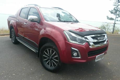 Red 2020 Isuzu D-MAX Crew Cab Utility Ls-T (4X4)
