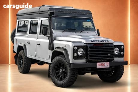 Silver 2015 Land Rover Defender Wagon 110 (4X4)