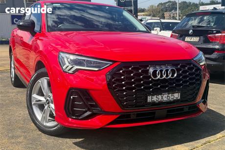Red 2022 Audi Q3 Sportback 35 Tfsi S Line