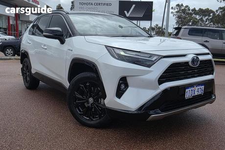 White 2024 Toyota RAV4 Wagon Xse (2Wd) Hybrid Premium Paint
