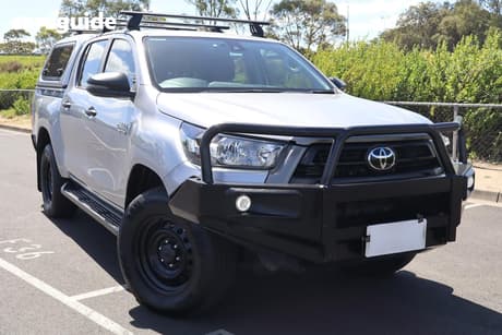 Silver 2022 Toyota Hilux Double Cab Pick Up Sr (4X4)