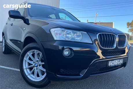 Black 2012 BMW X3 Wagon Xdrive 20D