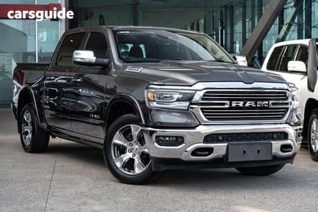 Grey 2022 RAM 1500 Crew Cab Utility Laramie (Hybrid)