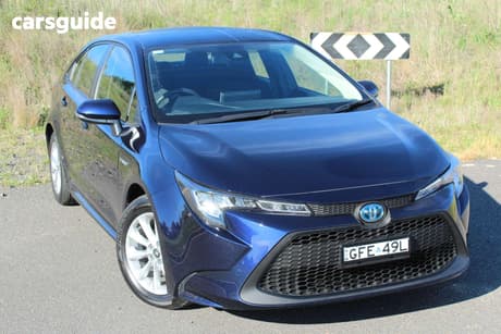 Blue 2021 Toyota Corolla Sedan Ascent Sport (Hybrid)