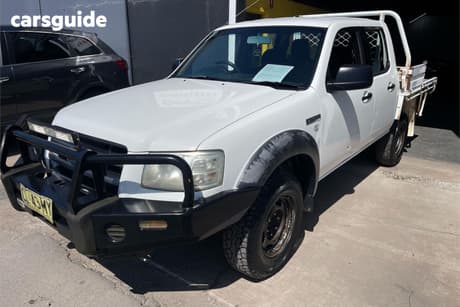 White 2007 Ford Ranger Dual Cab Chassis Xl (4X4)