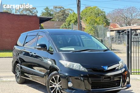Black 2013 Toyota Estima SUV AERAS