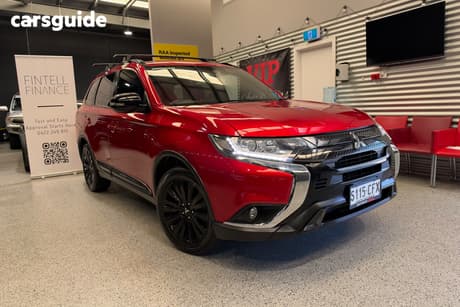 Red 2020 Mitsubishi Outlander Wagon Black Edition 7 Seat (2Wd)