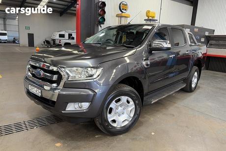 Grey 2016 Ford Ranger Dual Cab Utility Xlt 3.2 (4X4)