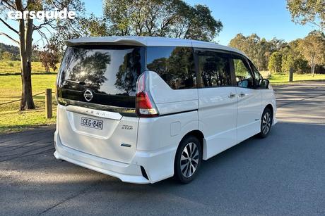 White 2018 Nissan Serena Wagon Highway Star V (Hybrid)