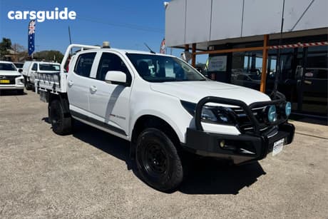 White 2017 Holden Colorado Crew Cab Chassis Ls (4X4)