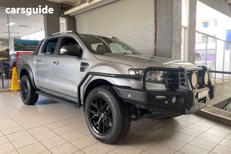 Silver 2021 Ford Ranger Double Cab Pick Up Wildtrak 2.0 (4X4)