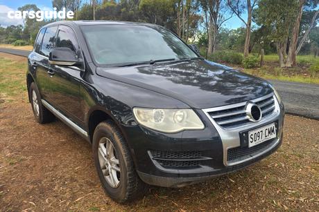 Black 2008 Volkswagen Touareg Wagon V6 Tdi