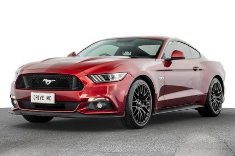 Red 2017 Ford Mustang Coupe Fastback Gt 5.0 V8