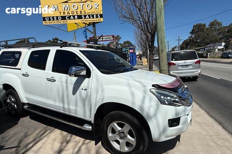 White 2014 Isuzu D-MAX Crew Cab Utility Ls-U Hi-Ride (4X2)