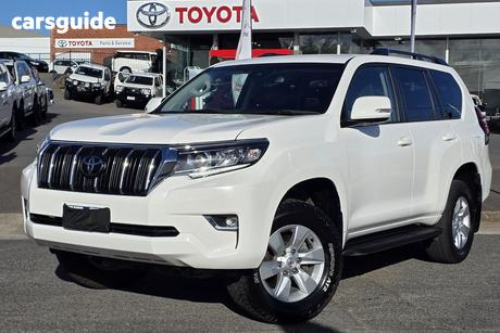 White 2023 Toyota Landcruiser Prado Wagon Gxl