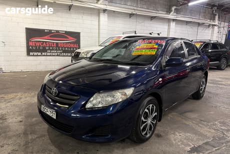 Blue 2007 Toyota Corolla Sedan Ascent