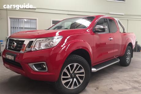 Red 2015 Nissan Navara King Cab Utility St-X (4X4)