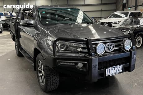 Grey 2016 Toyota Hilux Dual Cab Utility Sr5 (4X4)