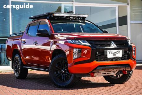 Orange 2020 Mitsubishi Triton Double Cab Pick Up Gsr (4X4)