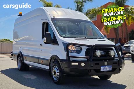White 2020 Ford Transit Van 470E Jumbo (Rwd) Drw