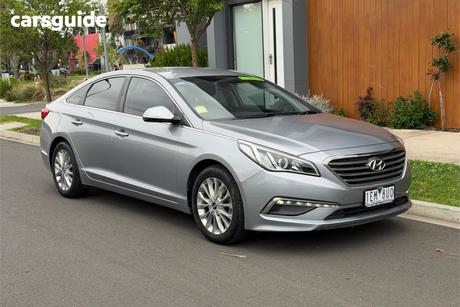 Grey 2015 Hyundai Sonata Sedan Active