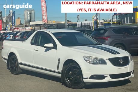 White 2016 Holden UTE Utility