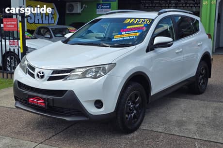 White 2014 Toyota RAV4 Wagon Gx (2Wd)