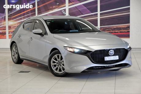Silver 2020 Mazda 3 Hatchback G20 Pure
