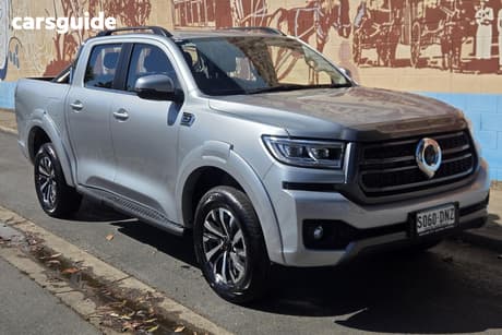 Silver 2025 GWM Cannon Dual Cab Utility Lux (4X4)