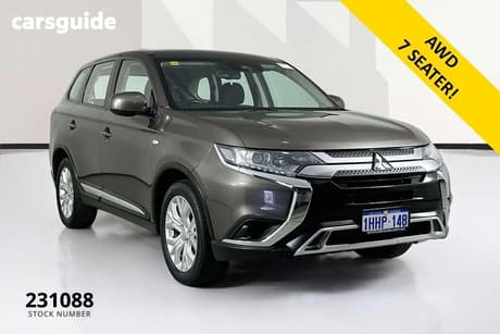 Brown 2021 Mitsubishi Outlander Wagon Es 7 Seat (Awd)