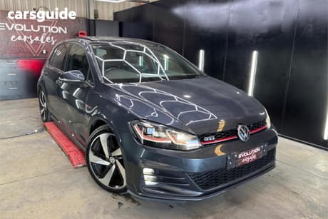 Blue 2018 Volkswagen Golf Hatchback Gti
