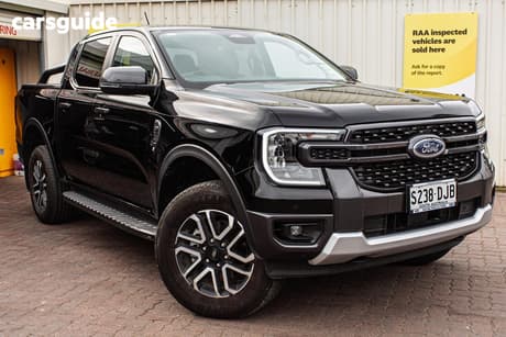 Black 2025 Ford Ranger Double Cab Pick Up Sport 3.0 (4X4)