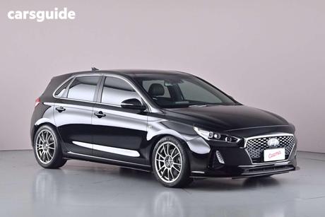 Black 2017 Hyundai I30 Hatchback Sr Premium
