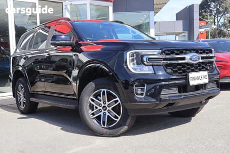 Black 2025 Ford Everest Wagon Trend (4Wd)