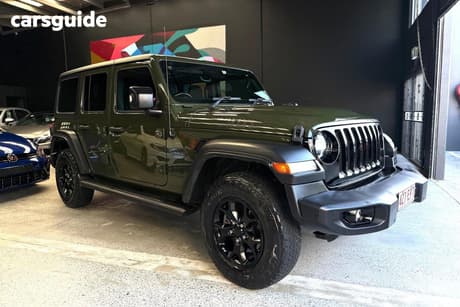 Green 2021 Jeep Wrangler Unlimited Hardtop Willys (4X4)