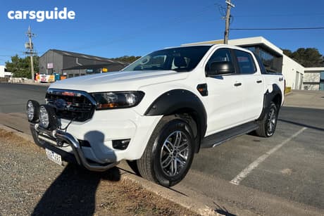 White 2018 Ford Ranger Crew Cab Chassis Xl 2.2 (4X4) (5 Yr)
