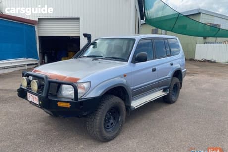 Silver 1996 Toyota Landcruiser Prado SUV GXL 4X4