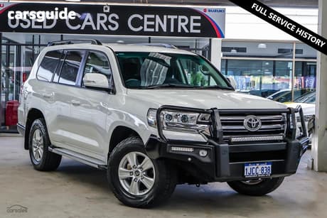 White 2020 Toyota Landcruiser Wagon Lc200 Gxl (4X4)