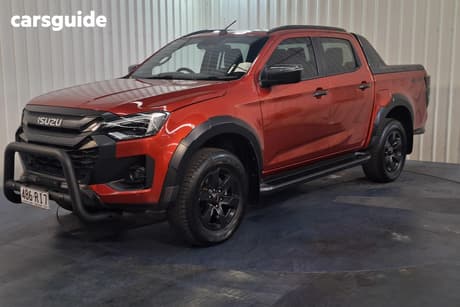 Orange 2024 Isuzu D-MAX Crew Cab Utility X-Terrain (4X4)
