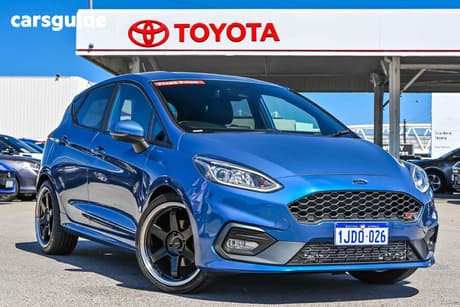 Blue 2020 Ford Fiesta Hatchback St