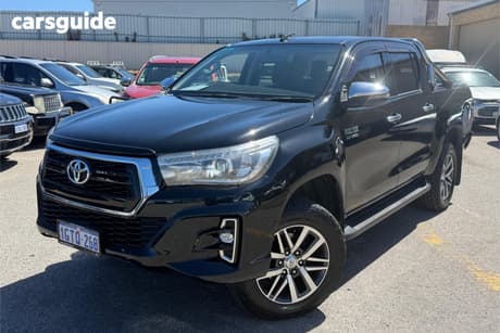 Black 2019 Toyota Hilux Double Cab Pick Up Sr5 Hi-Rider