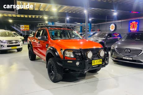 Orange 2014 Ford Ranger Crew Cab Utility Wildtrak 3.2 (4X4)