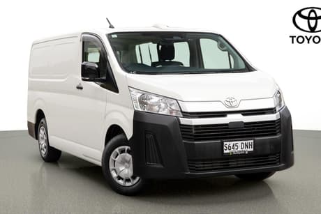 White 2026 Toyota HiAce Van Lwb (4 Door Option)