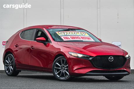 Red 2019 Mazda 3 Hatchback G20 Evolve
